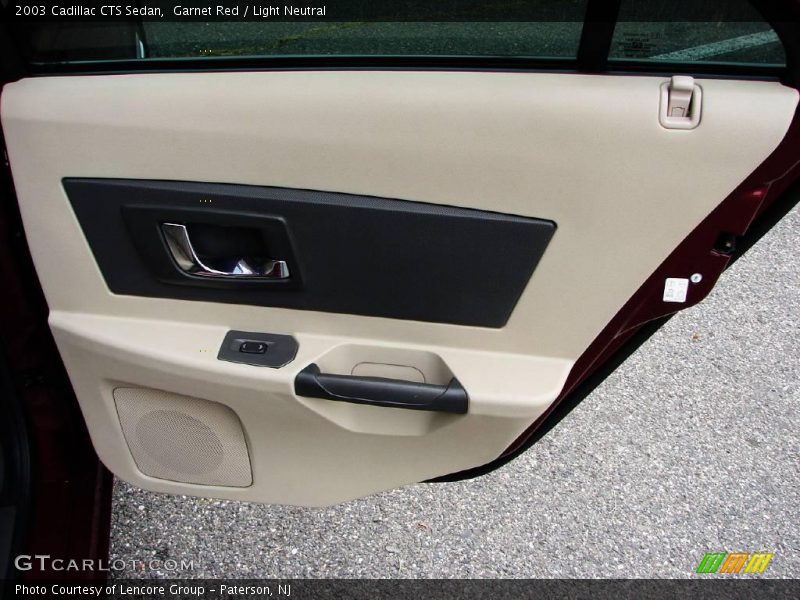 Garnet Red / Light Neutral 2003 Cadillac CTS Sedan