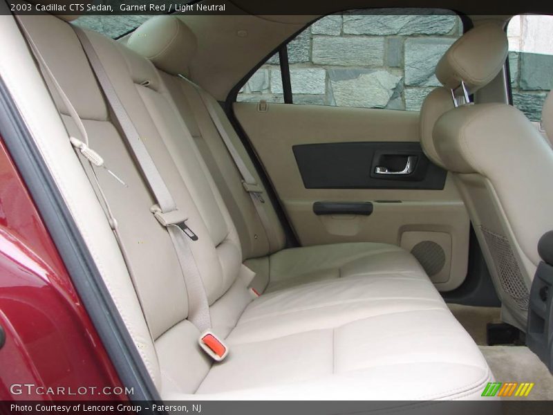 Garnet Red / Light Neutral 2003 Cadillac CTS Sedan