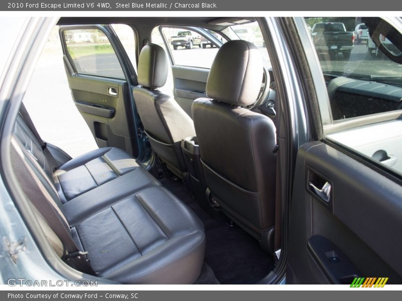 Steel Blue Metallic / Charcoal Black 2010 Ford Escape Limited V6 4WD