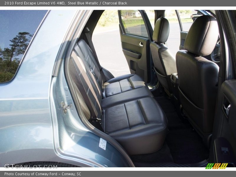 Steel Blue Metallic / Charcoal Black 2010 Ford Escape Limited V6 4WD