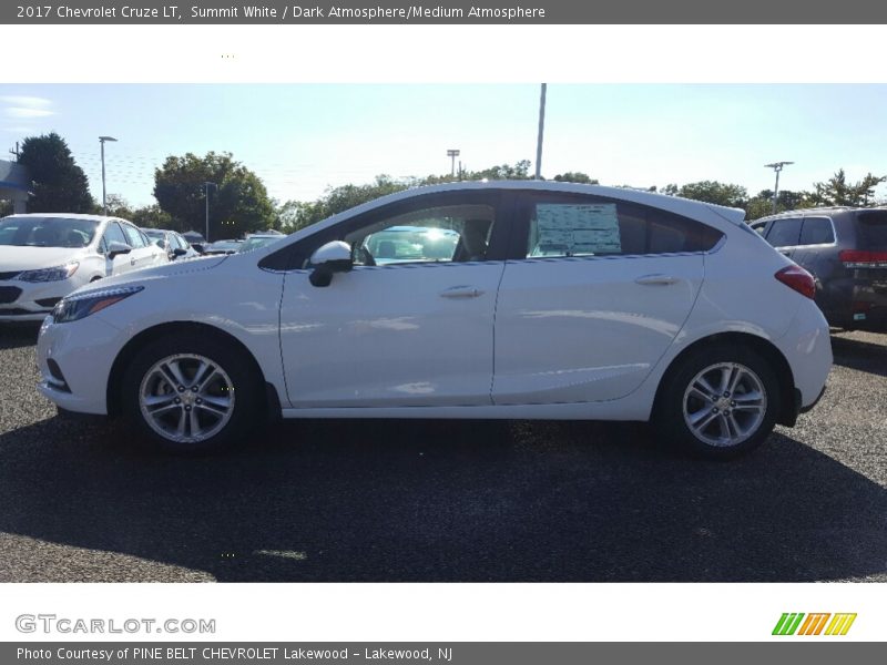 Summit White / Dark Atmosphere/Medium Atmosphere 2017 Chevrolet Cruze LT