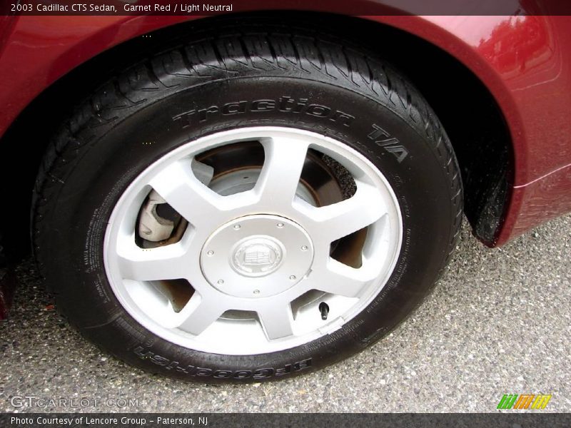 Garnet Red / Light Neutral 2003 Cadillac CTS Sedan
