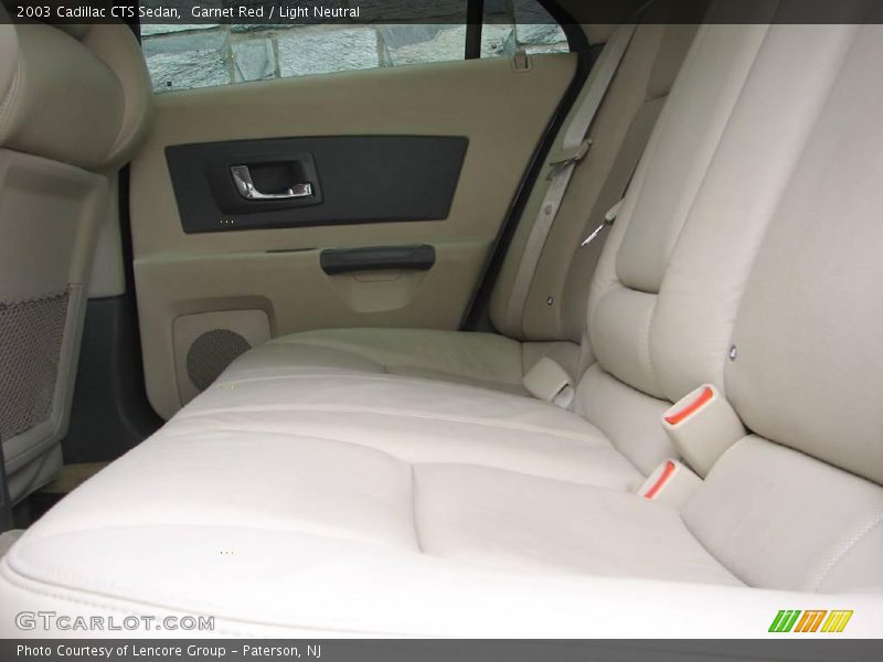 Garnet Red / Light Neutral 2003 Cadillac CTS Sedan