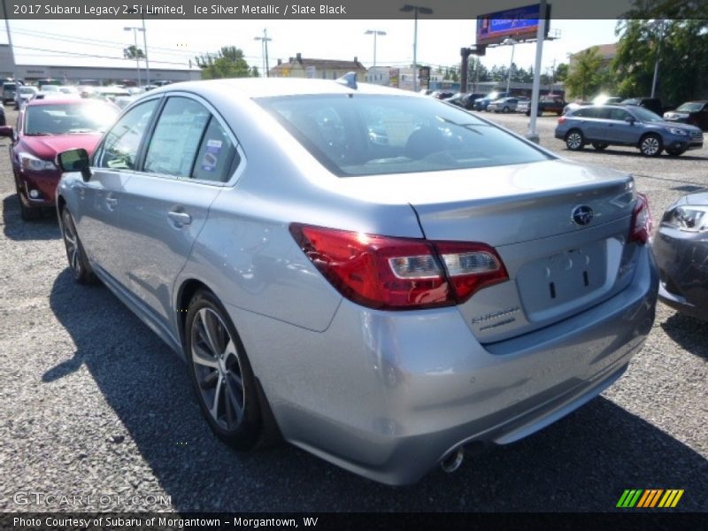 Ice Silver Metallic / Slate Black 2017 Subaru Legacy 2.5i Limited