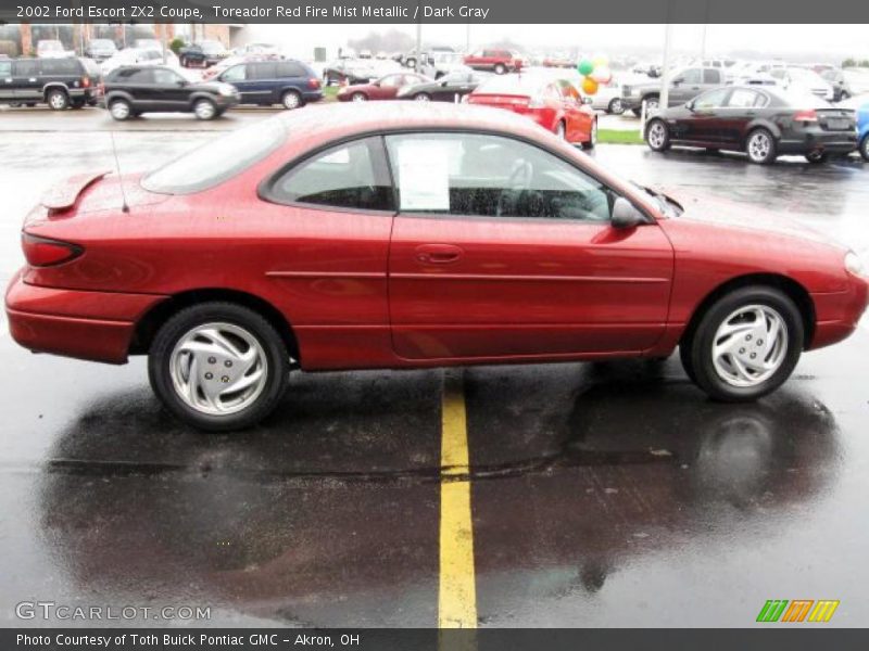 Toreador Red Fire Mist Metallic / Dark Gray 2002 Ford Escort ZX2 Coupe