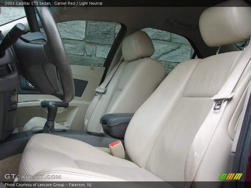 Garnet Red / Light Neutral 2003 Cadillac CTS Sedan