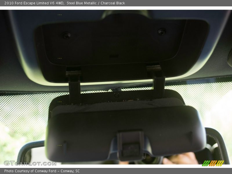 Steel Blue Metallic / Charcoal Black 2010 Ford Escape Limited V6 4WD