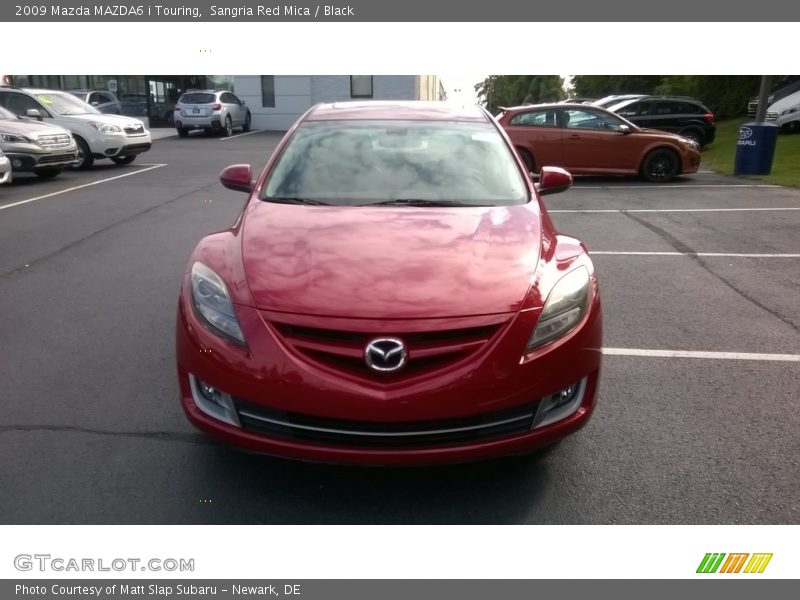 Sangria Red Mica / Black 2009 Mazda MAZDA6 i Touring