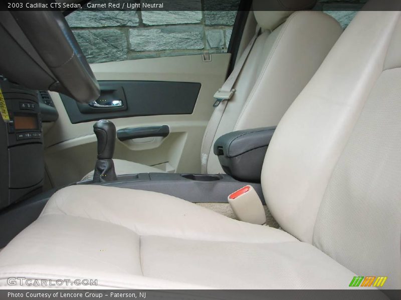 Garnet Red / Light Neutral 2003 Cadillac CTS Sedan
