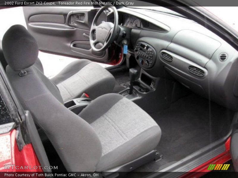 Toreador Red Fire Mist Metallic / Dark Gray 2002 Ford Escort ZX2 Coupe