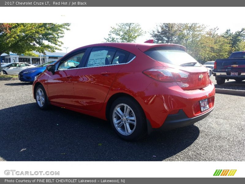 Red Hot / Jet Black 2017 Chevrolet Cruze LT