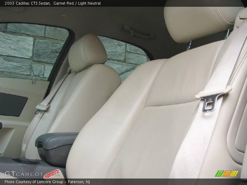 Garnet Red / Light Neutral 2003 Cadillac CTS Sedan