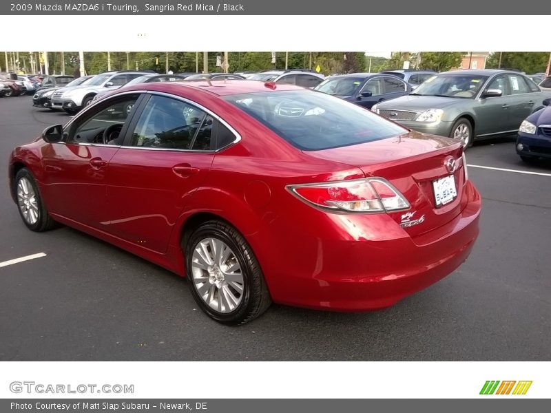 Sangria Red Mica / Black 2009 Mazda MAZDA6 i Touring