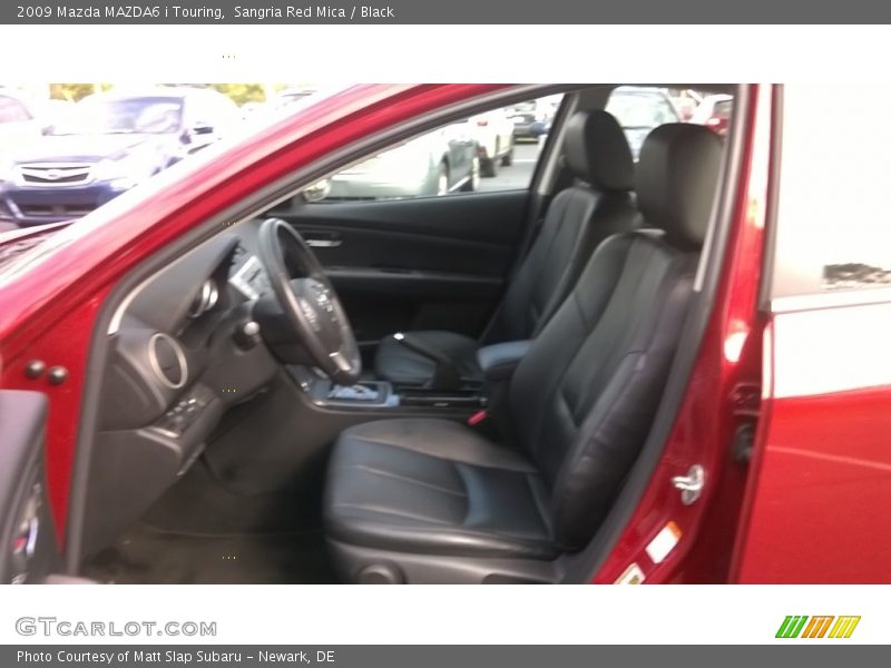 Sangria Red Mica / Black 2009 Mazda MAZDA6 i Touring