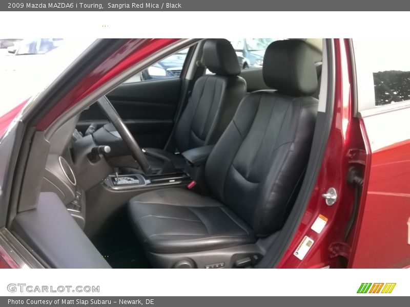 Sangria Red Mica / Black 2009 Mazda MAZDA6 i Touring