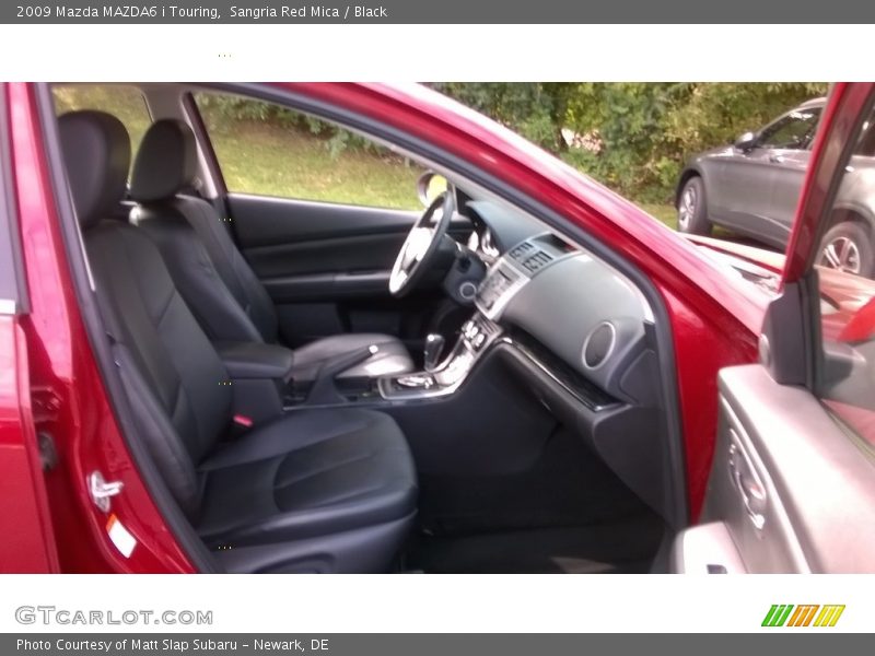 Sangria Red Mica / Black 2009 Mazda MAZDA6 i Touring