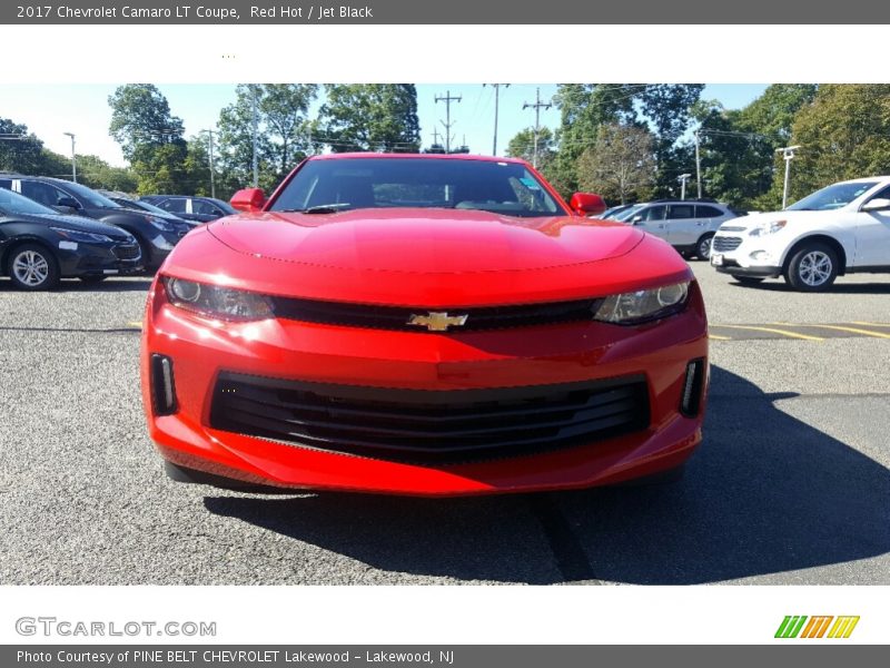 Red Hot / Jet Black 2017 Chevrolet Camaro LT Coupe