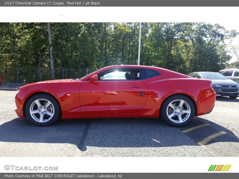 Red Hot / Jet Black 2017 Chevrolet Camaro LT Coupe
