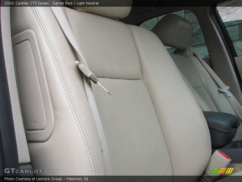 Garnet Red / Light Neutral 2003 Cadillac CTS Sedan