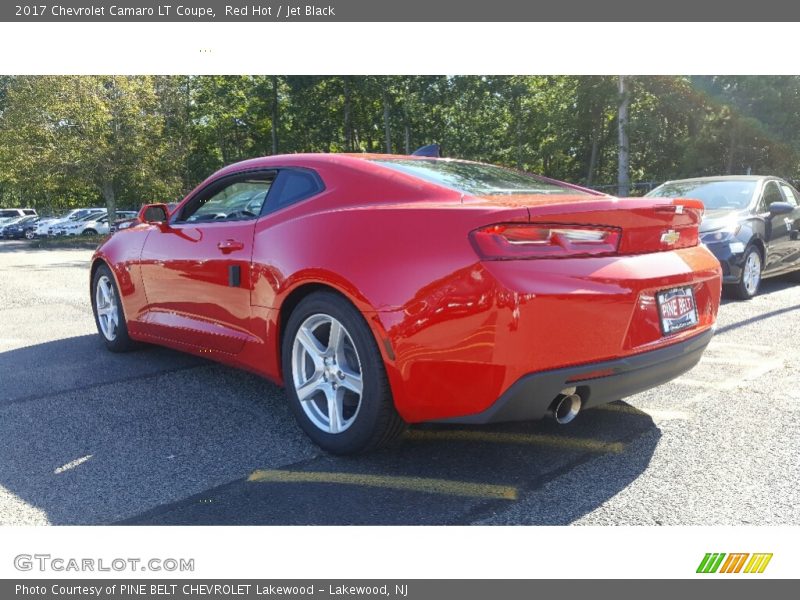Red Hot / Jet Black 2017 Chevrolet Camaro LT Coupe