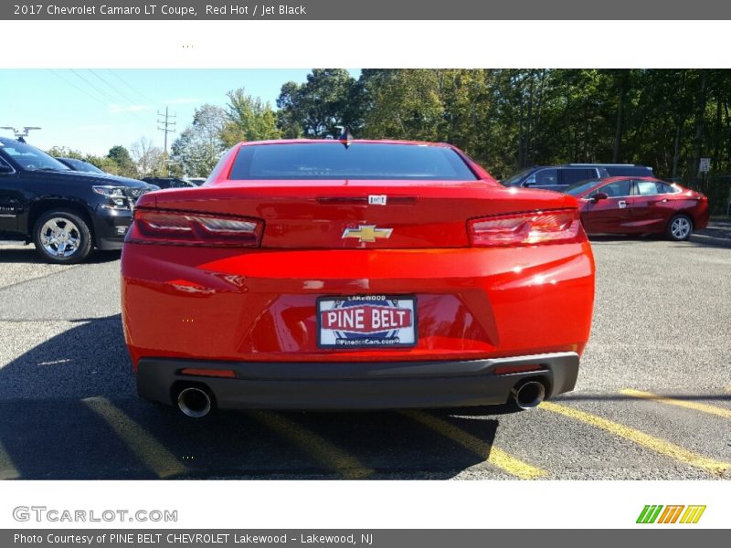 Red Hot / Jet Black 2017 Chevrolet Camaro LT Coupe