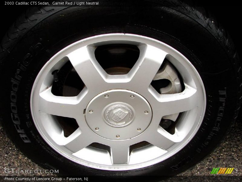 Garnet Red / Light Neutral 2003 Cadillac CTS Sedan