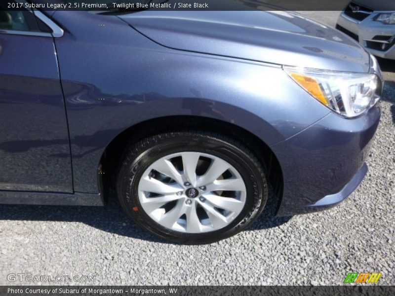 Twilight Blue Metallic / Slate Black 2017 Subaru Legacy 2.5i Premium