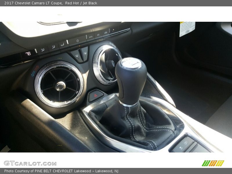 Red Hot / Jet Black 2017 Chevrolet Camaro LT Coupe