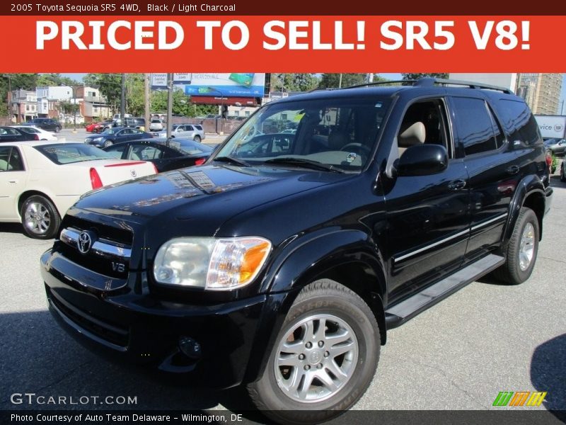 Black / Light Charcoal 2005 Toyota Sequoia SR5 4WD
