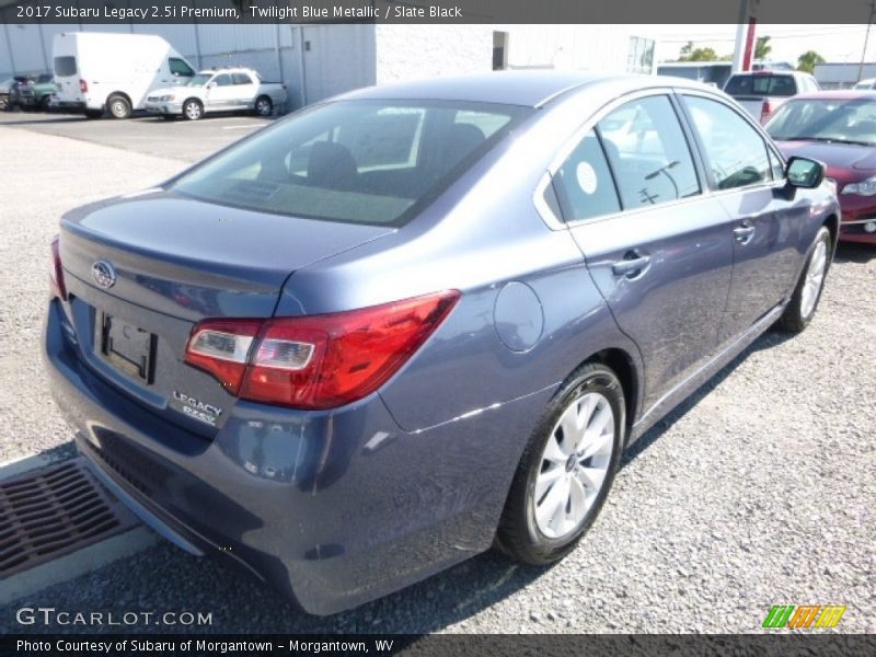 Twilight Blue Metallic / Slate Black 2017 Subaru Legacy 2.5i Premium