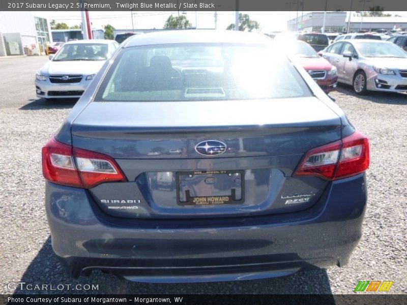Twilight Blue Metallic / Slate Black 2017 Subaru Legacy 2.5i Premium