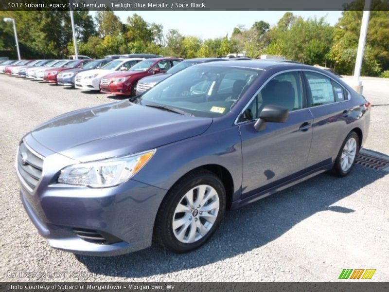 Twilight Blue Metallic / Slate Black 2017 Subaru Legacy 2.5i Premium