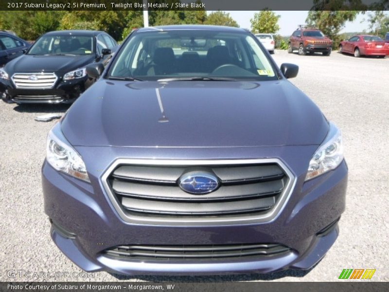 Twilight Blue Metallic / Slate Black 2017 Subaru Legacy 2.5i Premium