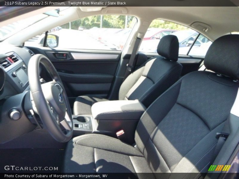 Twilight Blue Metallic / Slate Black 2017 Subaru Legacy 2.5i Premium