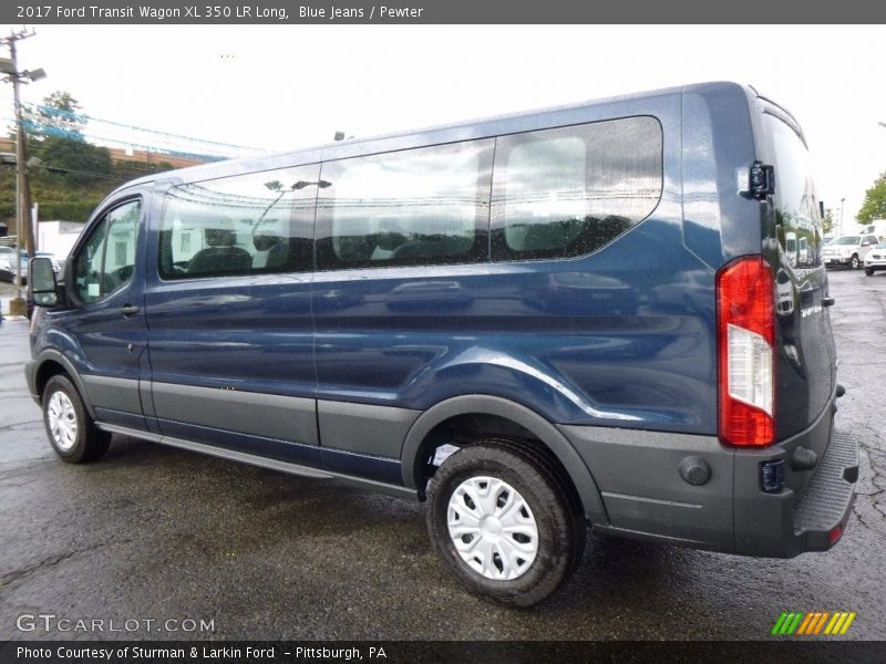 Blue Jeans / Pewter 2017 Ford Transit Wagon XL 350 LR Long
