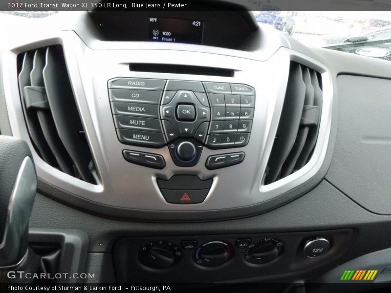 Controls of 2017 Transit Wagon XL 350 LR Long