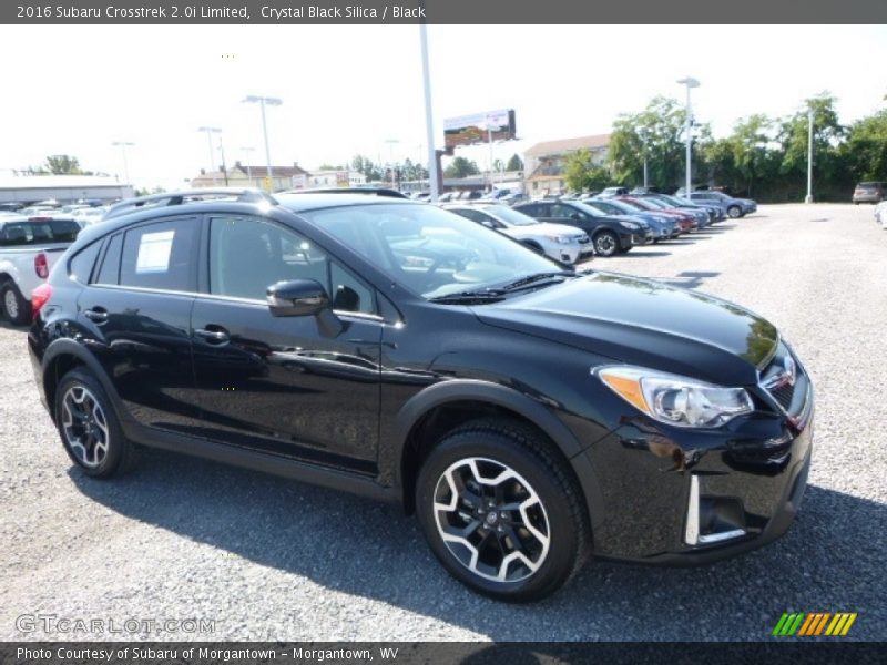 Crystal Black Silica / Black 2016 Subaru Crosstrek 2.0i Limited