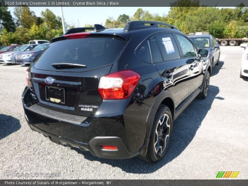 Crystal Black Silica / Black 2016 Subaru Crosstrek 2.0i Limited