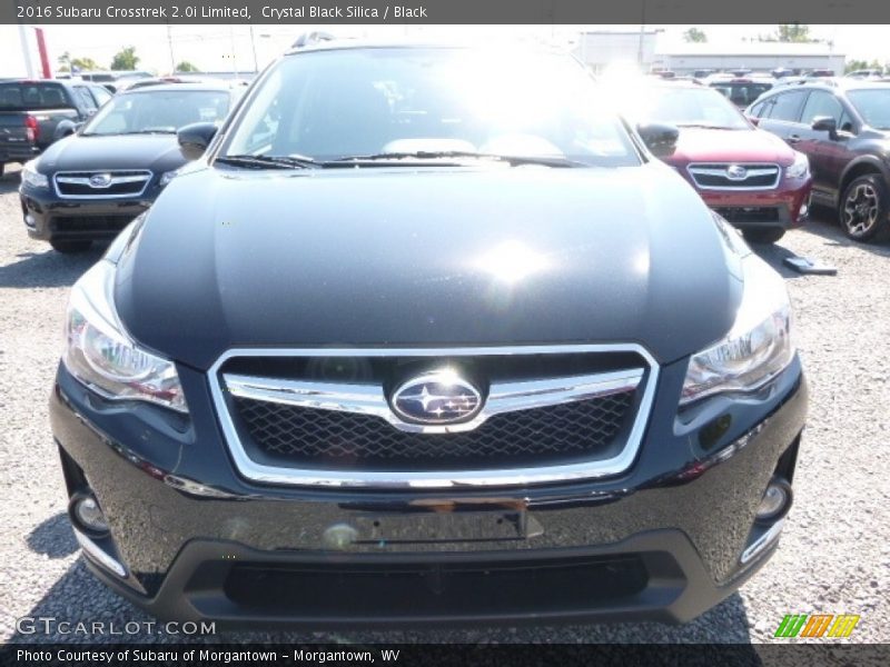 Crystal Black Silica / Black 2016 Subaru Crosstrek 2.0i Limited