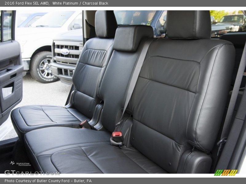 White Platinum / Charcoal Black 2016 Ford Flex SEL AWD