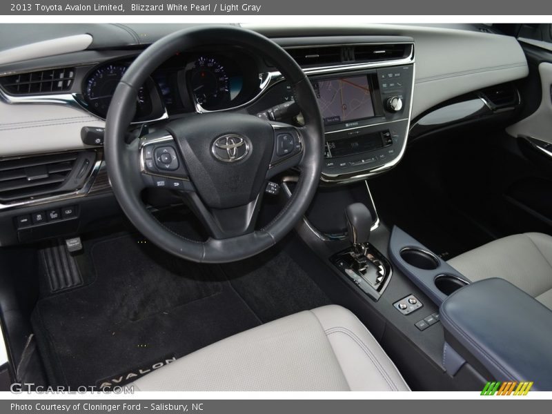 Blizzard White Pearl / Light Gray 2013 Toyota Avalon Limited