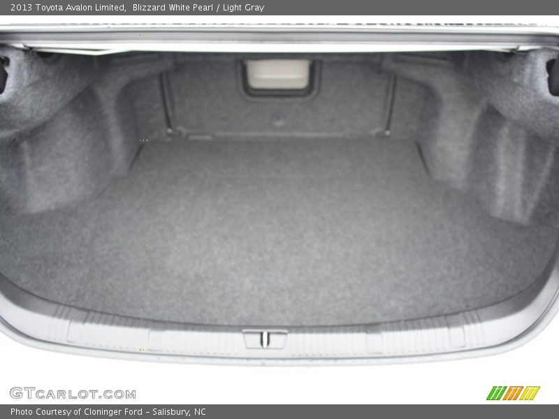 Blizzard White Pearl / Light Gray 2013 Toyota Avalon Limited
