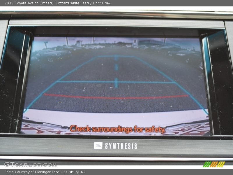 Blizzard White Pearl / Light Gray 2013 Toyota Avalon Limited