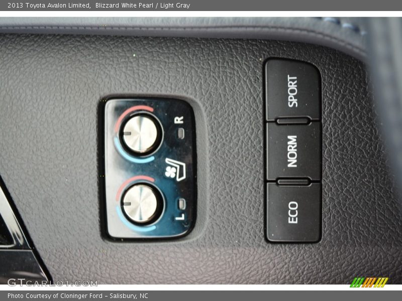 Blizzard White Pearl / Light Gray 2013 Toyota Avalon Limited