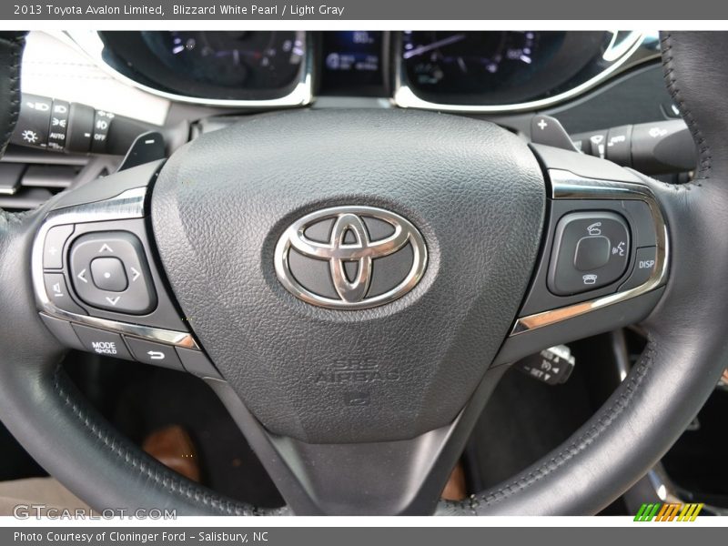 Blizzard White Pearl / Light Gray 2013 Toyota Avalon Limited