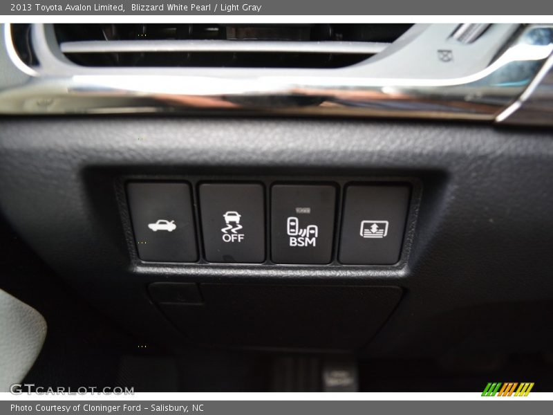 Blizzard White Pearl / Light Gray 2013 Toyota Avalon Limited