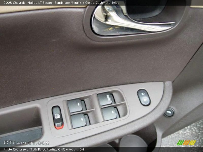 Sandstone Metallic / Cocoa/Cashmere Beige 2008 Chevrolet Malibu LT Sedan