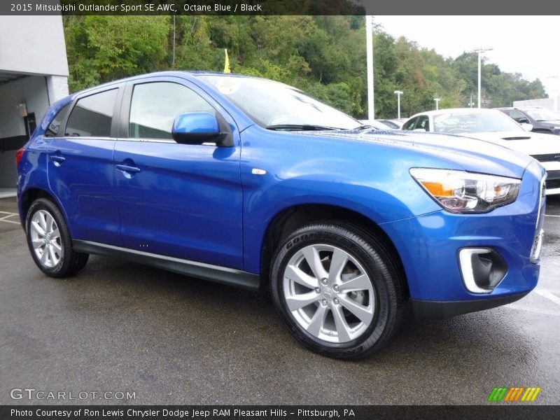 Octane Blue / Black 2015 Mitsubishi Outlander Sport SE AWC