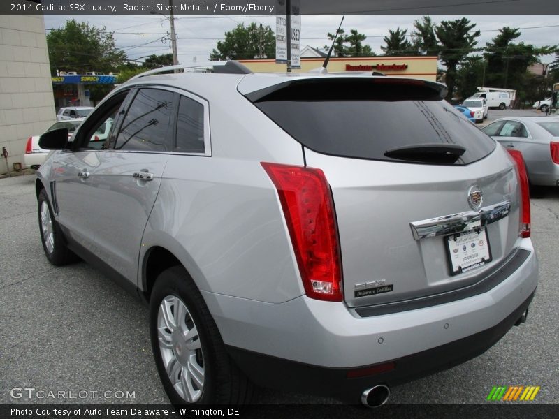 Radiant Silver Metallic / Ebony/Ebony 2014 Cadillac SRX Luxury