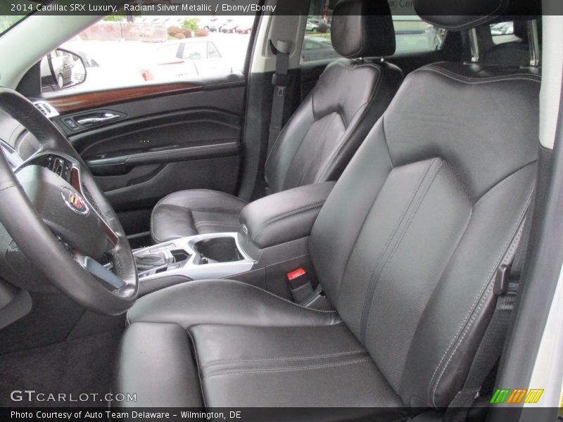 Radiant Silver Metallic / Ebony/Ebony 2014 Cadillac SRX Luxury